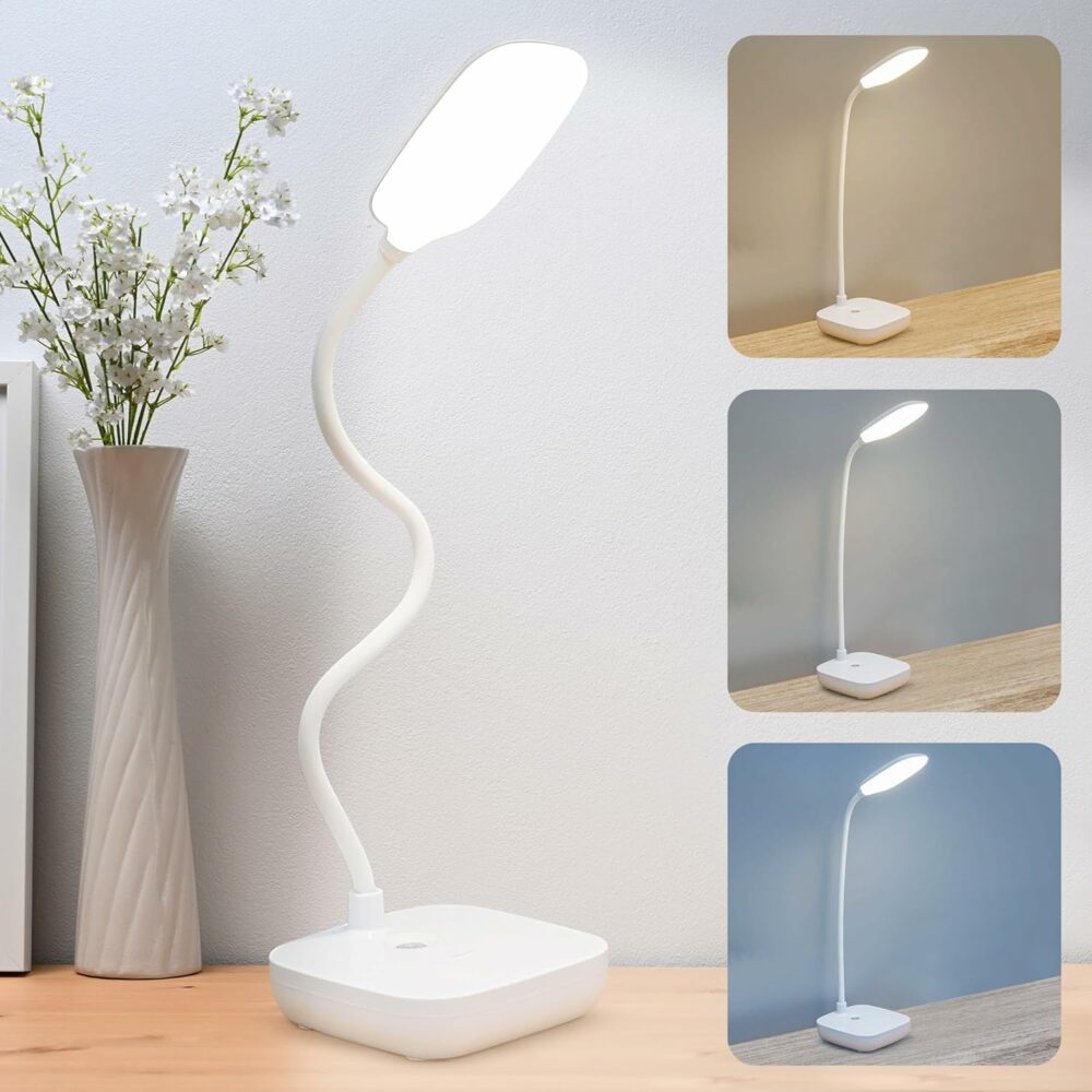 Lampe de bureau LED rechargeable via USB flexible