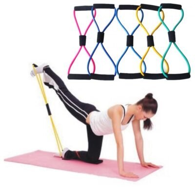 Elastique de Resistance Band en Forme 8 Cordons