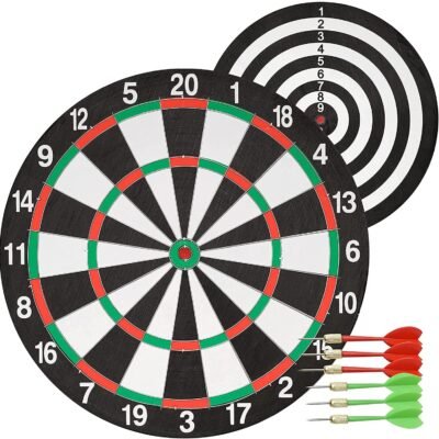 Jeu de fléchettes NC double face de 17 pouces